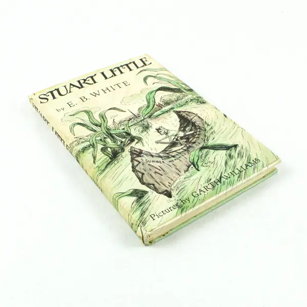 Stuart Little E. B. White 1945 First Edition Hardcover With DJ Illustrated Good