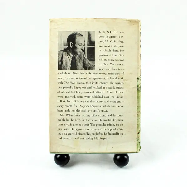 Stuart Little E. B. White 1945 First Edition Hardcover With DJ Illustrated Good