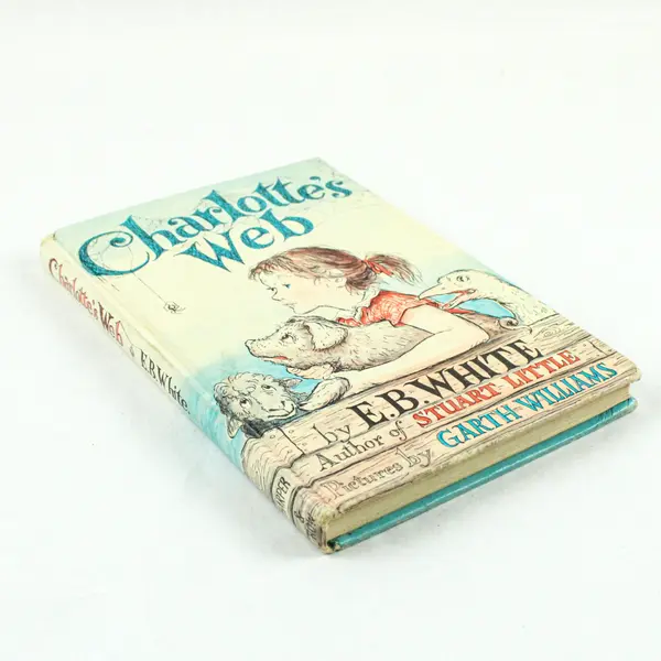 Charlotte's Web E.B. White Illustrated Children's HC Book 1st Edition 1952 Good