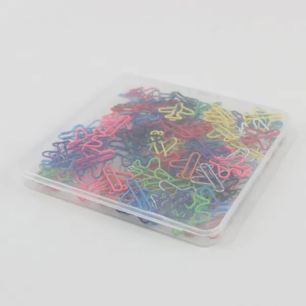 Airplane Shaped Paper Clips 120pc 12 Colors Office Desk Accessories