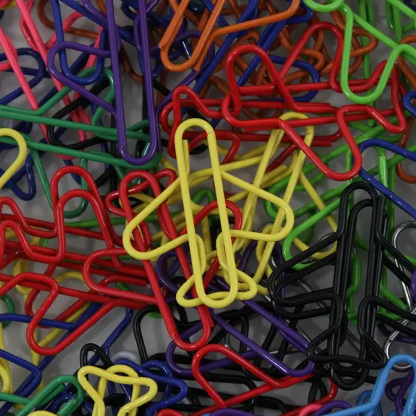 Airplane Shaped Paper Clips 120pc 12 Colors Office Desk Accessories