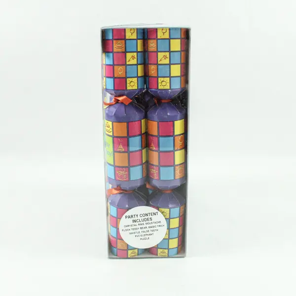 Walpert Birthday Crackers Set of 8 Festive Party Decor