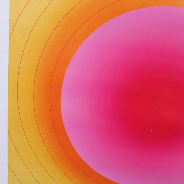 Colorful Gradient Aura Angel Number 111 Poster Wall Art 16x24