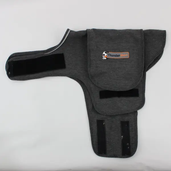 ThunderShirt Dog Anxiety Calming Vest Wrap Gray Small