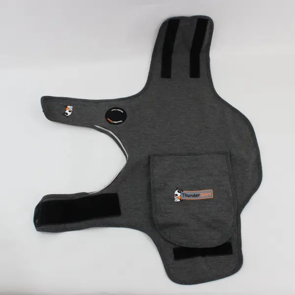 ThunderShirt Dog Anxiety Calming Vest Wrap Gray Small