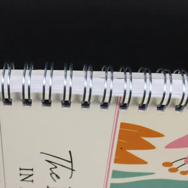 The Bible in a Year 52-Week Spiral-Bound Floral Devotional Journal