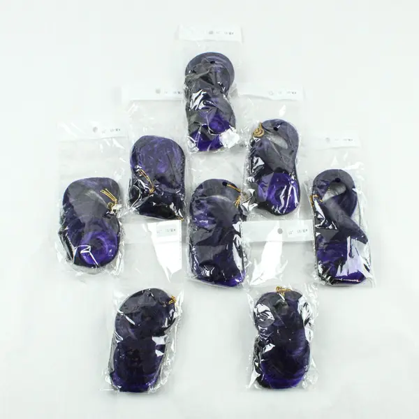 8 Packs French Curl Braiding Hair 1B Purple 12 Inch