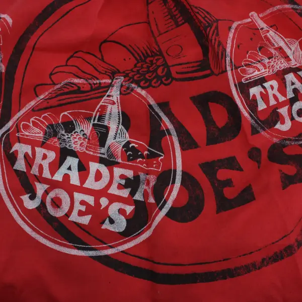 Trader Joe's Demo Crew Apron Red Logo Adjustable Cooking BBQ