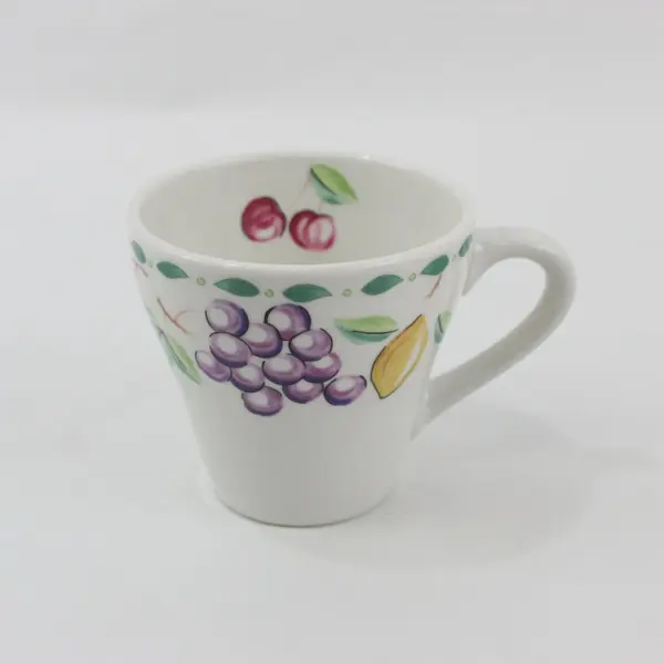Farberware Orchard Cup & Saucer Set Fruit Leaf 3060 Pattern