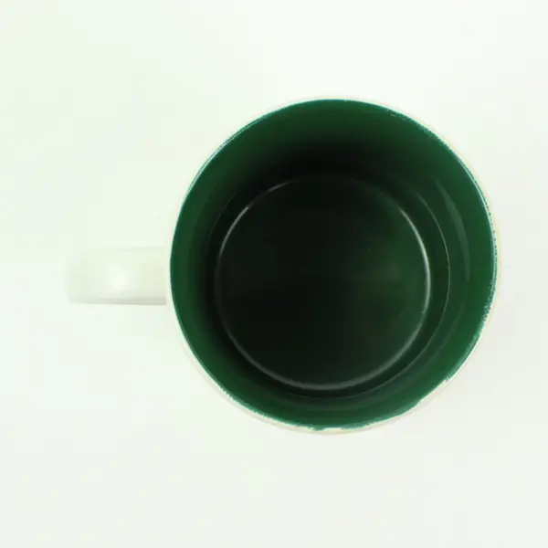  JOY K.I.C. Christmas Coffee Mug Red Green Korea
