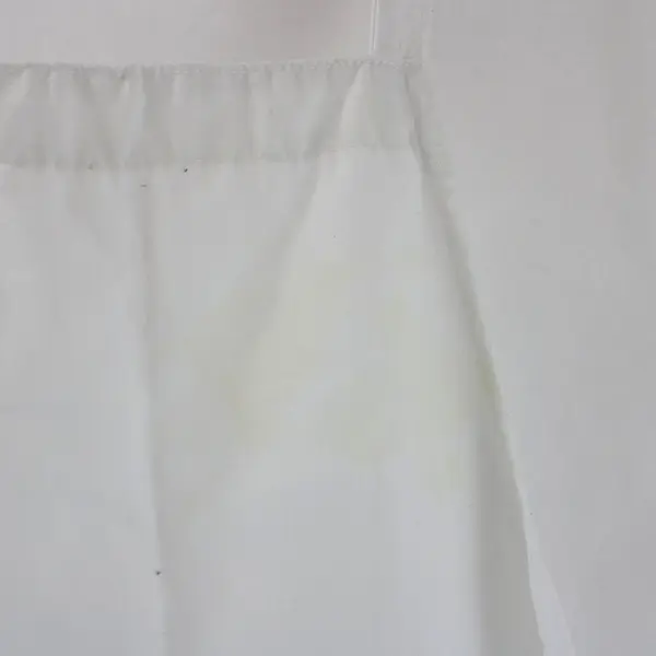 White Bib Apron Adjustable Neck Tie Waist 30.5 x 32.25 in
