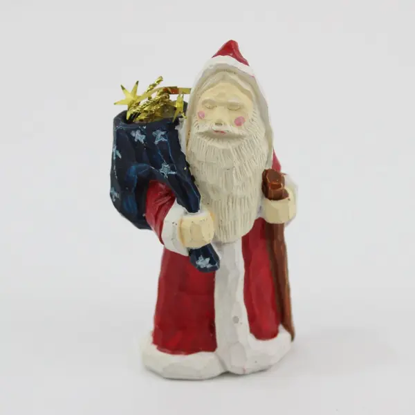 Silvestri Old World Santa Claus Resin Figurine 4 Inch