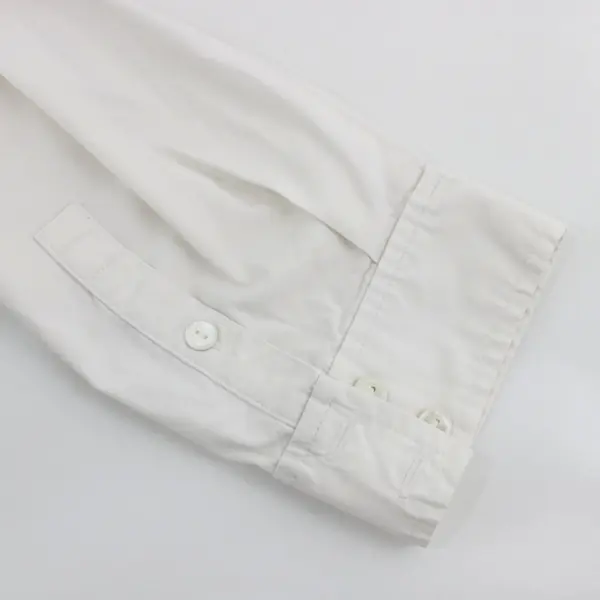 J. Jill Women's Stretch White Long Sleeve V-Neck Blouse XL