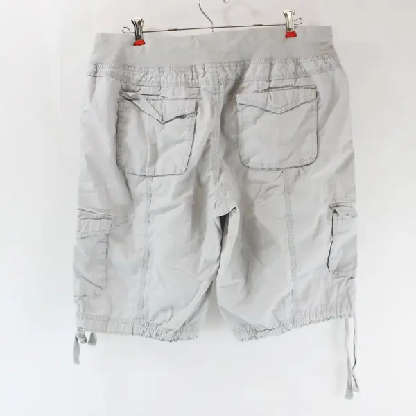 G.H. Bass & Co Women's XL Light Grey Quick Dry Hiking Cargo Shorts