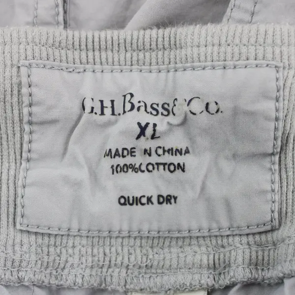 G.H. Bass & Co Women's XL Light Grey Quick Dry Hiking Cargo Shorts