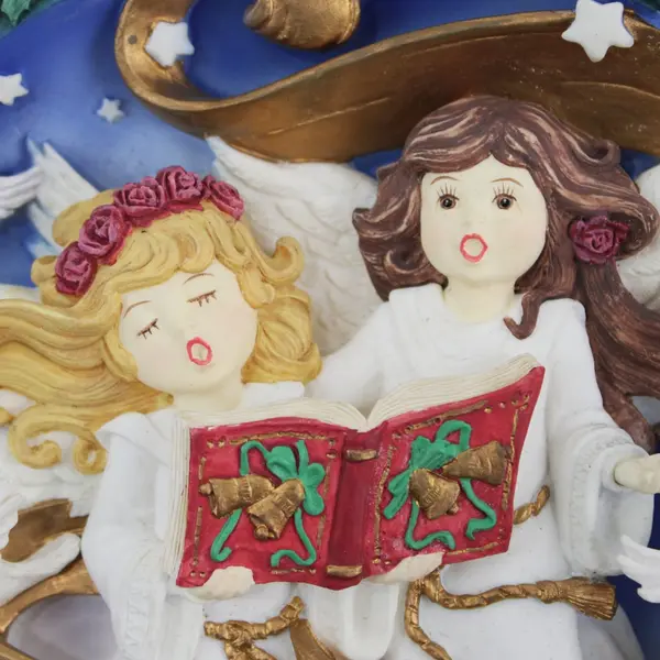 Bradford Exchange Hark the Herald Angels Sing Musical Christmas Plate