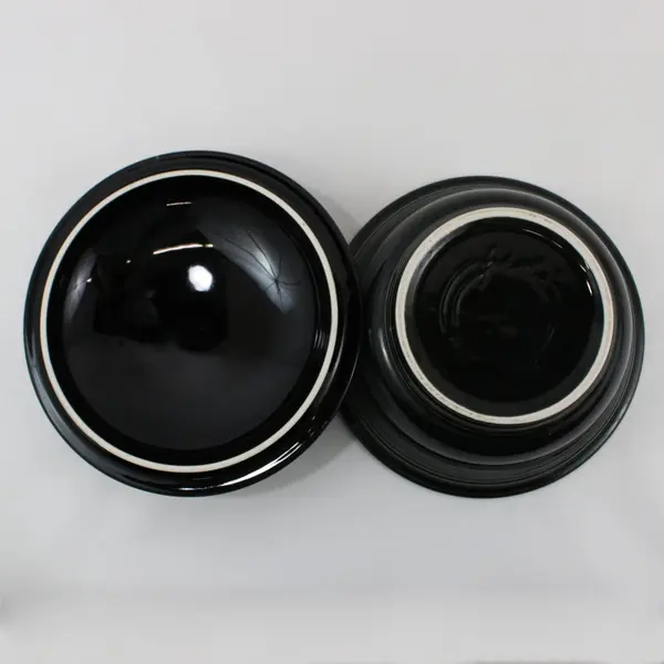 Homer Laughlin Fiestaware 2 Qt Covered Casserole Dish Black USA