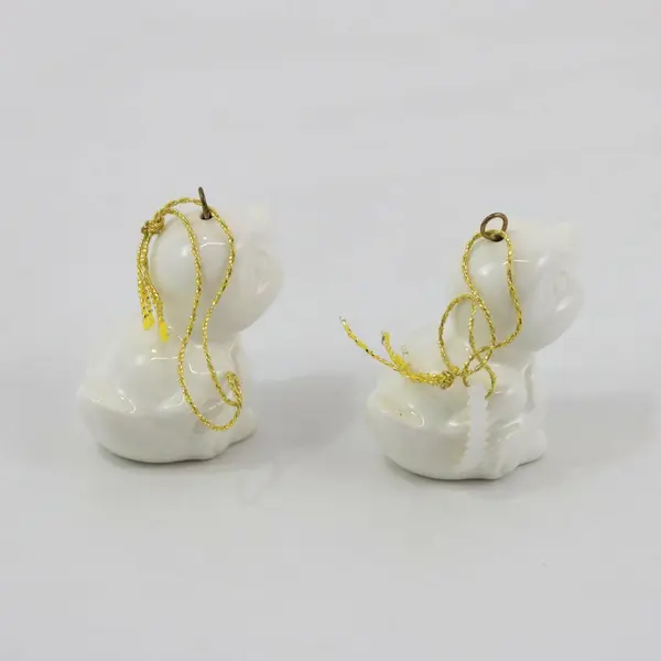Set of 2 Miniature Goebel Germany Porcelain Duck Figurines 