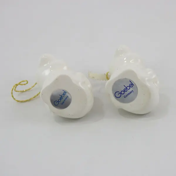 Set of 2 Miniature Goebel Germany Porcelain Duck Figurines 
