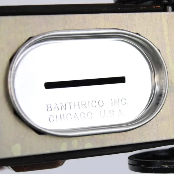 1974 Banthrico First Federal Savings & Loan Popcorn Cart Coin Bank