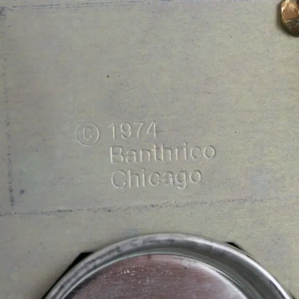 1974 Banthrico First Federal Savings & Loan Popcorn Cart Coin Bank