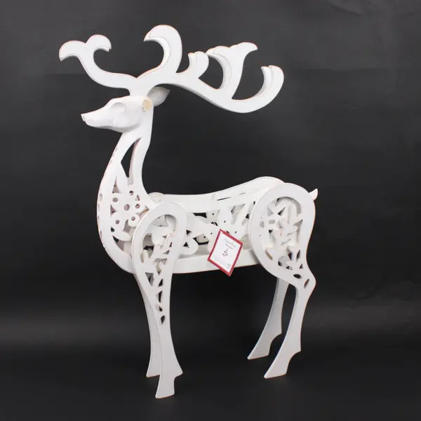 Department 56 56.50179 Pierced Wood Reindeer 19.25" Christmas Decor