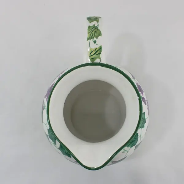 Waverly Garden Room Sweet Violet 96 Oz Floral Ceramic Pitcher