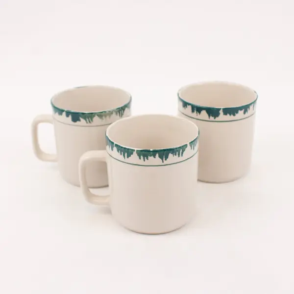 Atico Let It Snow Coffee Cocoa Mugs Set of 3 FLAWED