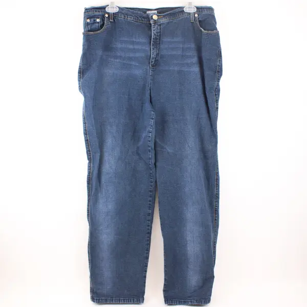 No Boundaries Juniors Size 19 Tapered Jeans Medium Wash Denim