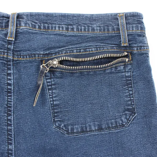 No Boundaries Juniors Size 19 Tapered Jeans Medium Wash Denim