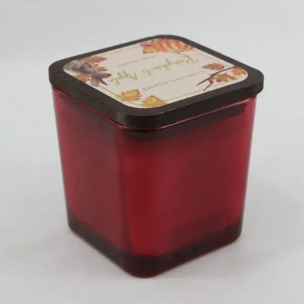 Sterling Farms Pumpkin & Apple Hand-Poured Lidded Candle SFSG2311 Used