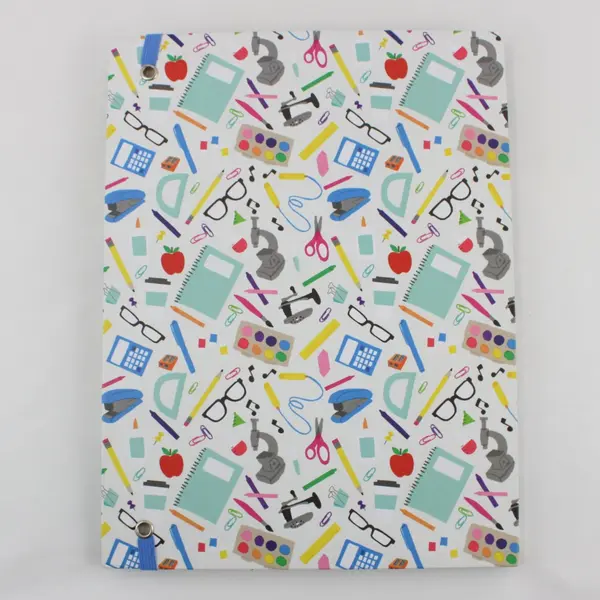 Teacher Theme Clipfolio & Notepad Set School Office Supplies