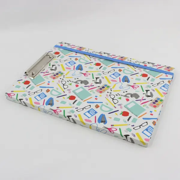 Teacher Theme Clipfolio & Notepad Set School Office Supplies