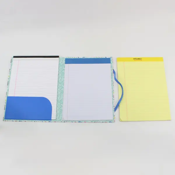 Teacher Theme Clipfolio & Notepad Set School Office Supplies