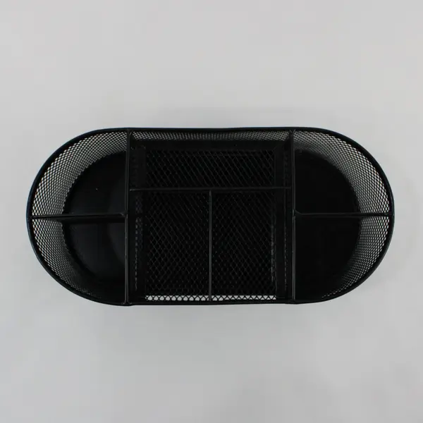 Rolodex Black Mesh Metal Desktop Organizer with Drawer
