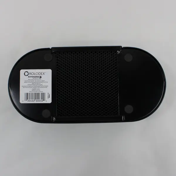 Rolodex Black Mesh Metal Desktop Organizer with Drawer