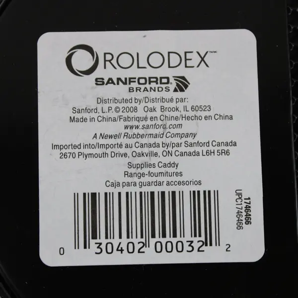 Rolodex Black Mesh Metal Desktop Organizer with Drawer