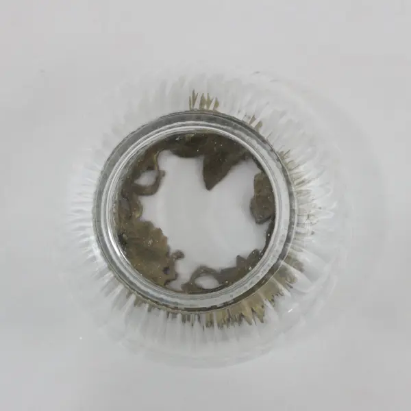 Vintage Rawcliffe Pewter Trinket Box Glass Base 1995 Potpourri PC2949
