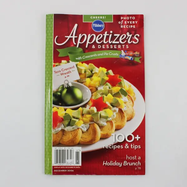 Pillsbury Appetizers & Desserts Recipe Booklet December 2006 100+ Recipes