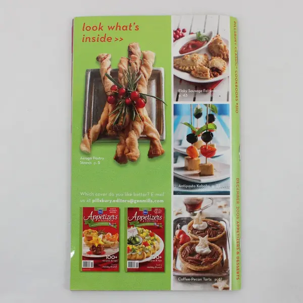 Pillsbury Appetizers & Desserts Recipe Booklet December 2006 100+ Recipes