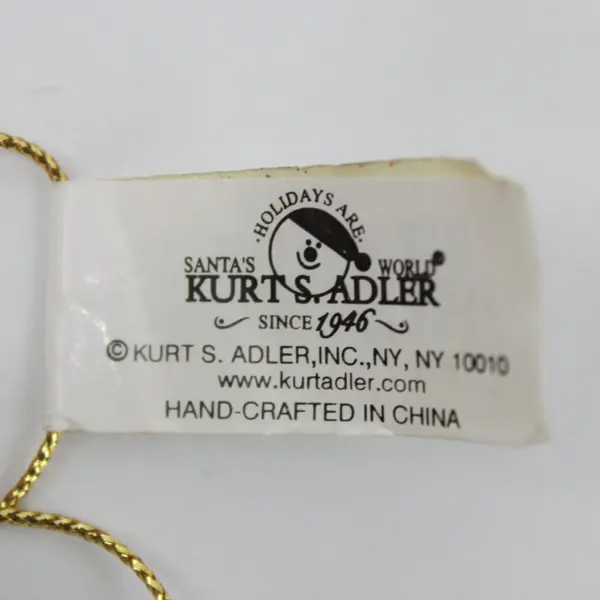 Vintage Kurt S Adler Resin Angel Figurine Christmas Ornament 2.5" Tall
