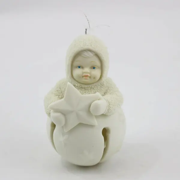 Vintage Department 56 Snowbabies First Star Jinglebaby Ornament 3.75" Tall VG