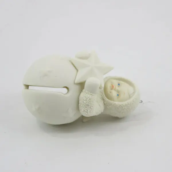 Vintage Department 56 Snowbabies First Star Jinglebaby Ornament 3.75" Tall VG