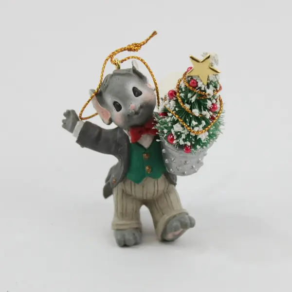 Midwest of Cannon Falls MouseKins Resin Ornament Holiday Collectible 3" Tall 