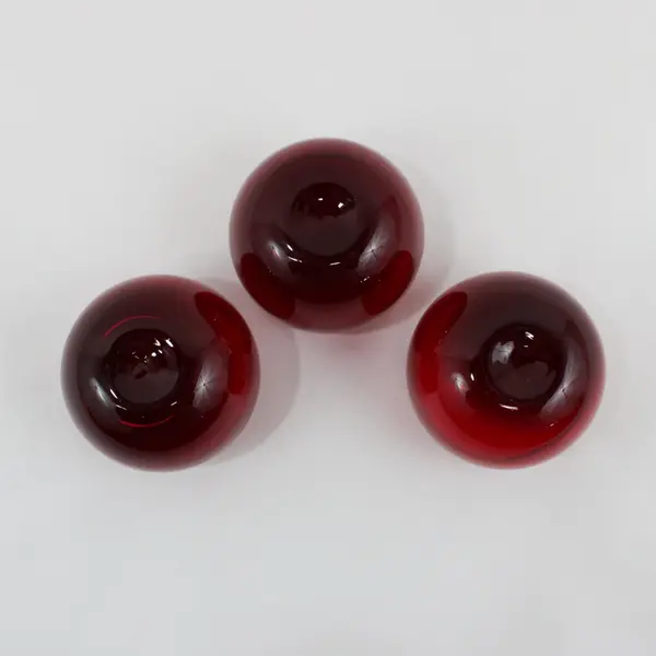 Lot of 3 Anchor Hocking Royal Ruby Red 4 Oz Tumblers Good