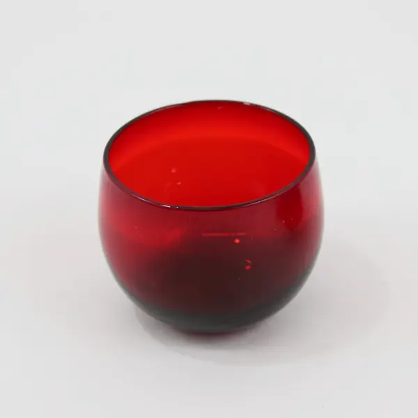 Lot of 3 Anchor Hocking Royal Ruby Red 4 Oz Tumblers Good