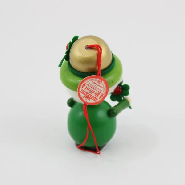 Steinbach Lucky Irish Leprechaun Wooden Ornament 3.5" Tall Good
