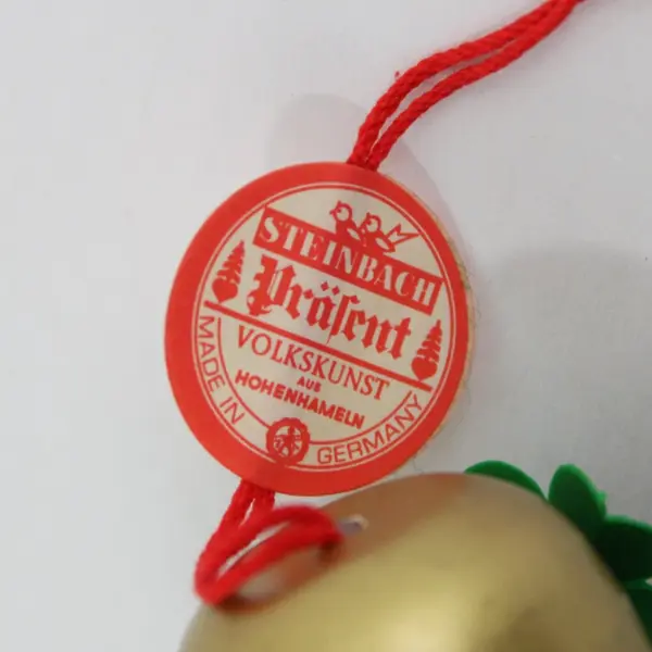 Steinbach Lucky Irish Leprechaun Wooden Ornament 3.5" Tall Good