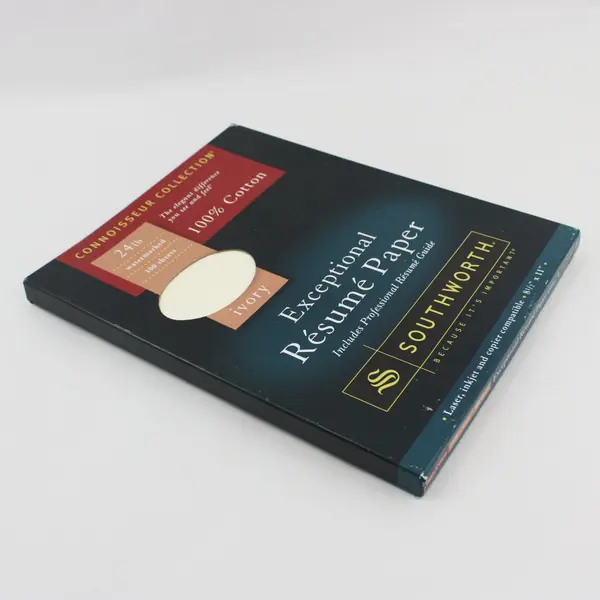 Southworth R14ICF 100% Cotton Exceptional Resume Paper Ivory 24lb 100 Sheets 