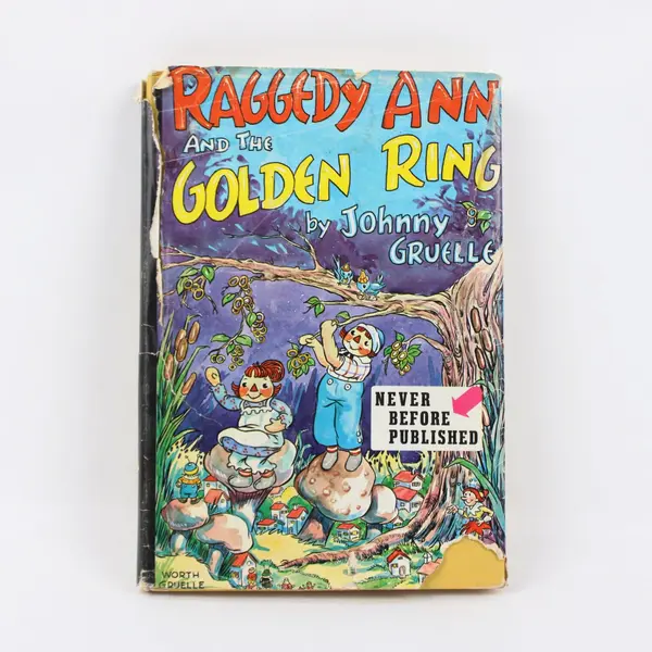 Raggedy Ann and the Golden Ring Johnny Gruelle 1st Edition 1961 Hardcover DJ